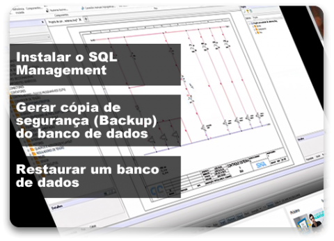 Instalar SQL; Backup de um banco de dados; Restaurar um banco de dados. Instalar SQL. Backup banco de dados. Restaurar banco de dados.